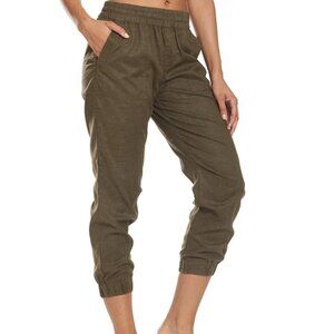prAna Mantra Joggers Size S Slate Green NWT Sustainable Hemp Blend Pant NWT